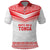 Custom Mate Ma'a Tonga Heritage Polo Shirt Pacific Tribal Rugby White Edition - Polynesian Pride