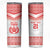 Custom Mate Ma'a Tonga Heritage Skinny Tumbler Pacific Tribal Rugby White Edition - Polynesian Pride