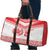 Custom Mate Ma'a Tonga Heritage Travel Bag Pacific Tribal Rugby White Edition - Polynesian Pride