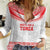 Custom Mate Ma'a Tonga Heritage Women Casual Shirt Pacific Tribal Rugby White Edition - Polynesian Pride