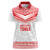 Custom Mate Ma'a Tonga Heritage Women Polo Shirt Pacific Tribal Rugby White Edition - Polynesian Pride