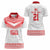 Custom Mate Ma'a Tonga Heritage Women Polo Shirt Pacific Tribal Rugby White Edition - Polynesian Pride
