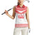 Custom Mate Ma'a Tonga Heritage Women Sleeveless Polo Shirt Pacific Tribal Rugby White Edition - Polynesian Pride