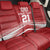 Custom Pacific Rugby Spirit Back Car Seat Cover Tonga Ngatu Pride Red Edition - Polynesian Pride