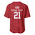 Custom Pacific Rugby Spirit Baseball Jersey Tonga Ngatu Pride Red Edition - Polynesian Pride