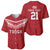 Custom Pacific Rugby Spirit Baseball Jersey Tonga Ngatu Pride Red Edition - Polynesian Pride