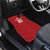 Custom Pacific Rugby Spirit Car Mats Tonga Ngatu Pride Red Edition - Polynesian Pride