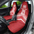 Custom Pacific Rugby Spirit Car Seat Cover Tonga Ngatu Pride Red Edition - Polynesian Pride