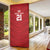 Custom Pacific Rugby Spirit Door Cover Tonga Ngatu Pride Red Edition - Polynesian Pride