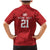 Custom Pacific Rugby Spirit Family Matching Mermaid Dress and Hawaiian Shirt Tonga Ngatu Pride Red Edition - Polynesian Pride