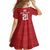 Custom Pacific Rugby Spirit Family Matching Tank Maxi Dress and Hawaiian Shirt Tonga Ngatu Pride Red Edition - Polynesian Pride