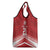 Custom Pacific Rugby Spirit Grocery Bag Tonga Ngatu Pride Red Edition - Polynesian Pride