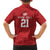 Custom Pacific Rugby Spirit Kid Hawaiian Shirt Tonga Ngatu Pride Red Edition - Polynesian Pride