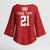 Custom Pacific Rugby Spirit Kimono Sleeve Blouse Tonga Ngatu Pride Red Edition - Polynesian Pride