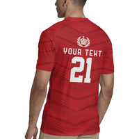 Custom Pacific Rugby Spirit Rugby Jersey Tonga Ngatu Pride Red Edition - Polynesian Pride