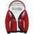 Custom Pacific Rugby Spirit Sherpa Hoodie Tonga Ngatu Pride Red Edition - Polynesian Pride