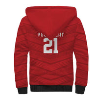 Custom Pacific Rugby Spirit Sherpa Hoodie Tonga Ngatu Pride Red Edition - Polynesian Pride