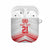 Custom Pacific Rugby Spirit AirPods Case Tonga Ngatu Pride White Edition - Polynesian Pride