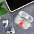 Custom Pacific Rugby Spirit AirPods Case Tonga Ngatu Pride White Edition - Polynesian Pride