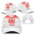 Pacific Rugby Spirit Baseball Net Cap Tonga Ngatu Pride White Edition - Polynesian Pride