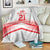 Custom Pacific Rugby Spirit Blanket Tonga Ngatu Pride White Edition - Polynesian Pride