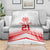 Custom Pacific Rugby Spirit Blanket Tonga Ngatu Pride White Edition - Polynesian Pride