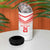 Custom Pacific Rugby Spirit 4 in 1 Can Cooler Tumbler Tonga Ngatu Pride White Edition - Polynesian Pride
