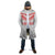 Custom Pacific Rugby Spirit Cloak Tonga Ngatu Pride White Edition - Polynesian Pride