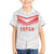 Custom Pacific Rugby Spirit Family Matching Off The Shoulder Long Sleeve Dress and Hawaiian Shirt Tonga Ngatu Pride White Edition - Polynesian Pride