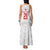 Custom Pacific Rugby Spirit Family Matching Tank Maxi Dress and Hawaiian Shirt Tonga Ngatu Pride White Edition - Polynesian Pride