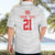 Custom Pacific Rugby Spirit Hawaiian Shirt Tonga Ngatu Pride White Edition - Polynesian Pride