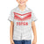 Custom Pacific Rugby Spirit Kid Hawaiian Shirt Tonga Ngatu Pride White Edition - Polynesian Pride