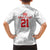 Custom Pacific Rugby Spirit Kid Hawaiian Shirt Tonga Ngatu Pride White Edition - Polynesian Pride