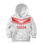 Custom Pacific Rugby Spirit Kid Hoodie Tonga Ngatu Pride White Edition - Polynesian Pride