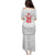 Custom Pacific Rugby Spirit Puletasi Tonga Ngatu Pride White Edition - Polynesian Pride