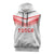 Custom Pacific Rugby Spirit Sleeveless Hoodie Tonga Ngatu Pride White Edition - Polynesian Pride