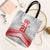 Custom Pacific Rugby Spirit Tote Bag Tonga Ngatu Pride White Edition - Polynesian Pride