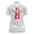Custom Pacific Rugby Spirit Women Polo Shirt Tonga Ngatu Pride White Edition - Polynesian Pride