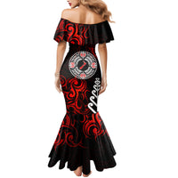 New Zealand Waitangi Day Personalised Mermaid Dress Aotearoa Te Ra O Waitangi With Maori Tattoo LT9 - Polynesian Pride