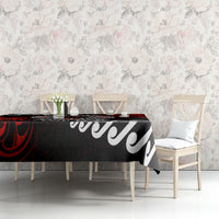 New Zealand Waitangi Day Personalised Tablecloth Aotearoa Te Ra O Waitangi With Maori Tattoo LT9 - Polynesian Pride