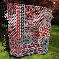 Aotearoa Kowhaiwhai Taniko Patchwork Motifs Quilt LT9 - Polynesian Pride