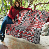 Aotearoa Kowhaiwhai Taniko Patchwork Motifs Quilt LT9 - Polynesian Pride