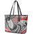 Aotearoa Maori Rugby Tribal Tattoo Leather Tote Bag Kowhaiwhai Taniko Patchwork Motifs