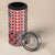 Aotearoa Maori Tribal Tattoo 4 in 1 Can Cooler Tumbler Kowhaiwhai Taniko Patchwork Motifs