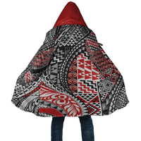 Aotearoa Maori Tribal Tattoo Cloak Kowhaiwhai Taniko Patchwork Motifs - Polynesian Pride