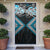Blue Aotearoa Tukutuku Manawa Tapu Door Cover Ta Moko Toi Maori - Polynesian Pride