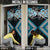Blue Aotearoa Tukutuku Manawa Tapu Door Cover Ta Moko Toi Maori - Polynesian Pride