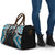 Blue Aotearoa Tukutuku Manawa Tapu Travel Bag Ta Moko Toi Maori - Polynesian Pride