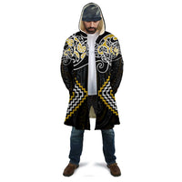 Gold Aotearoa Tukutuku Manawa Tapu Cloak Ta Moko Toi Maori - Polynesian Pride