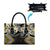 Gold Aotearoa Tukutuku Manawa Tapu Leather Bag Ta Moko Toi Maori - Polynesian Pride